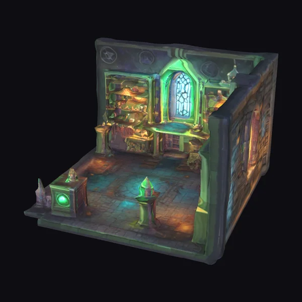 Magical Laboratory Interior