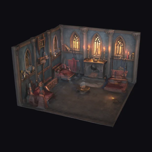 Enchanted Castle Room Interior