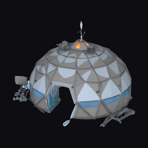 Futuristic Arctic Dome Shelter
