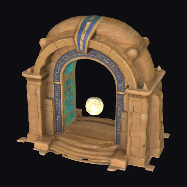 Ancient Egyptian Archway Portal