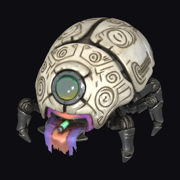 Ancient Beetle Medical Dispenser