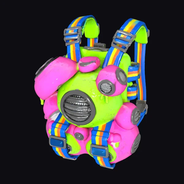 Vibrant Parasite Mushroom Pack