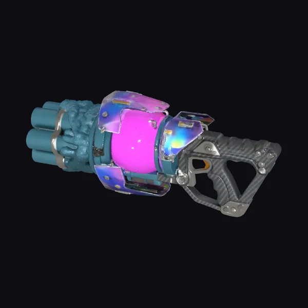 Teal Multi-Barrel Blaster