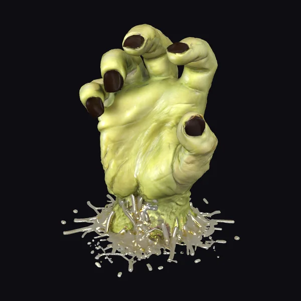 Zombie Hand Meatloaf Sculpture