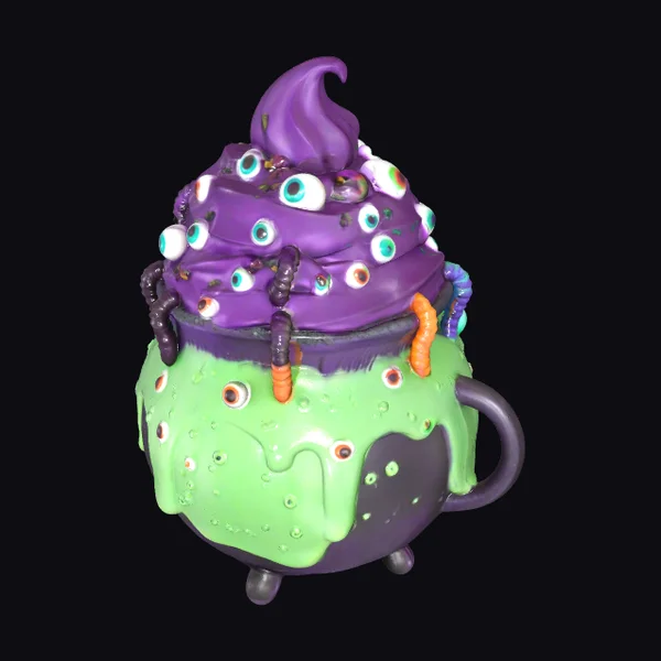 Witch's Brew Milkshake Cauldron