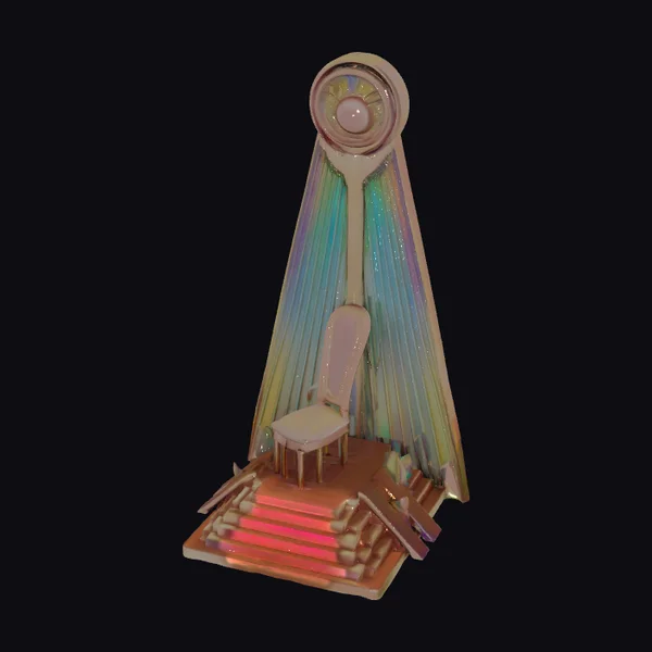 Iridescent Throne Structure