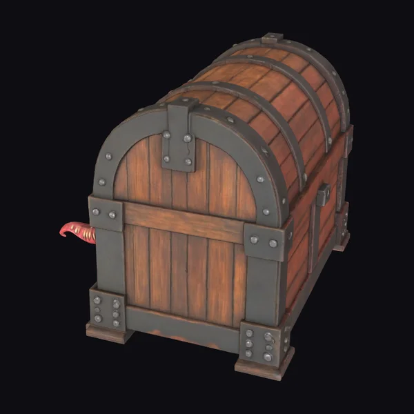 Wooden Mimic Treasure Chest