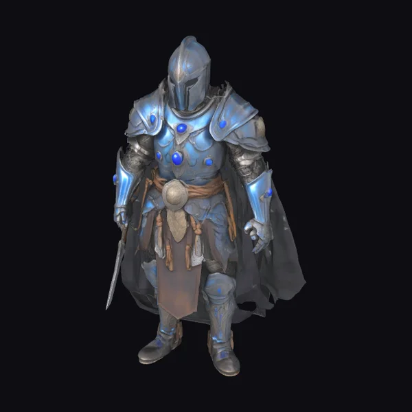 Ancient Dark Silver Knight