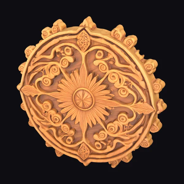 Wooden Tribal Emblem