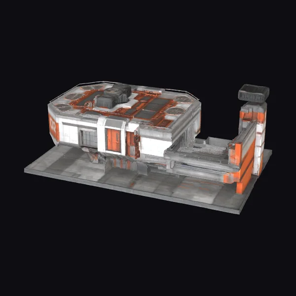 Futuristic Outpost Structure