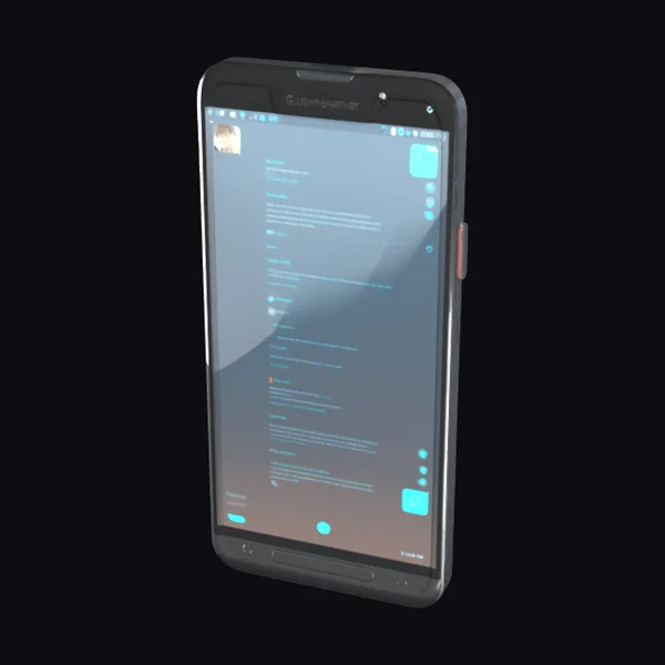 Black Modern Smartphone