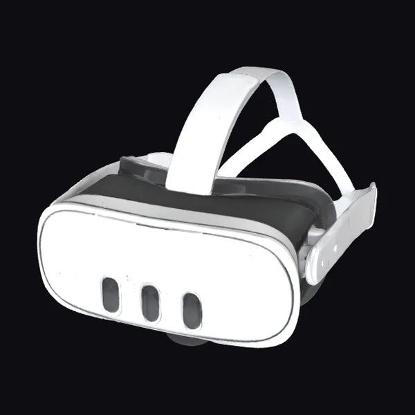 White VR Headset Device