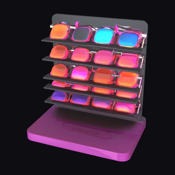 Neon Sunglasses Display