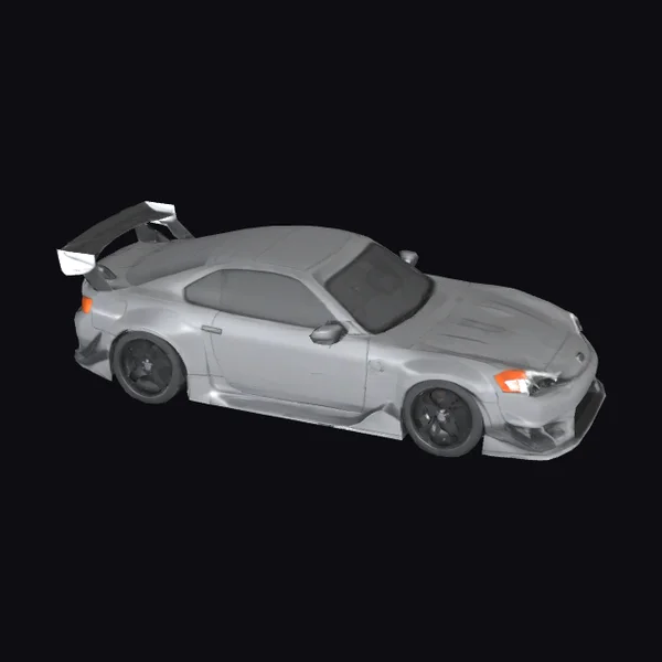 Aggressive Widebody Sports Car