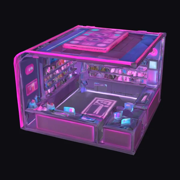 Neon Cyberpunk Asset Shop