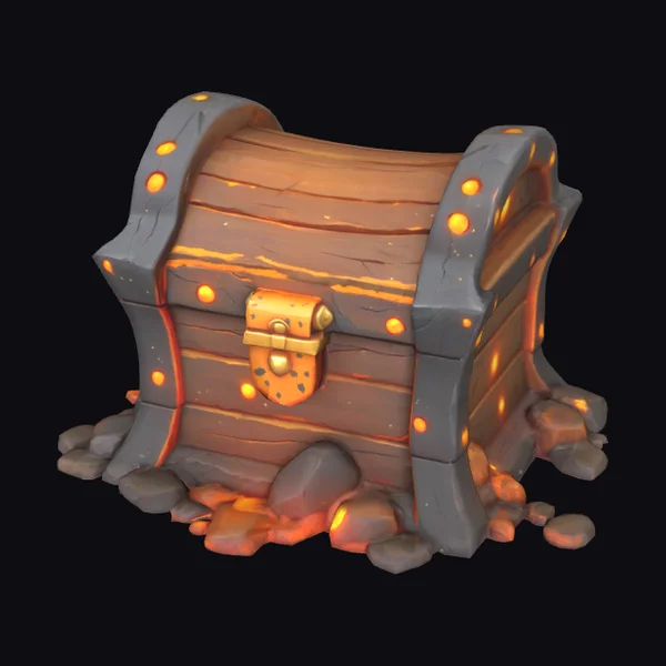 Wooden Treasure Chest