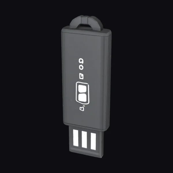 Gray USB Flash Drive