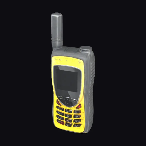 Yellow Satellite Phone