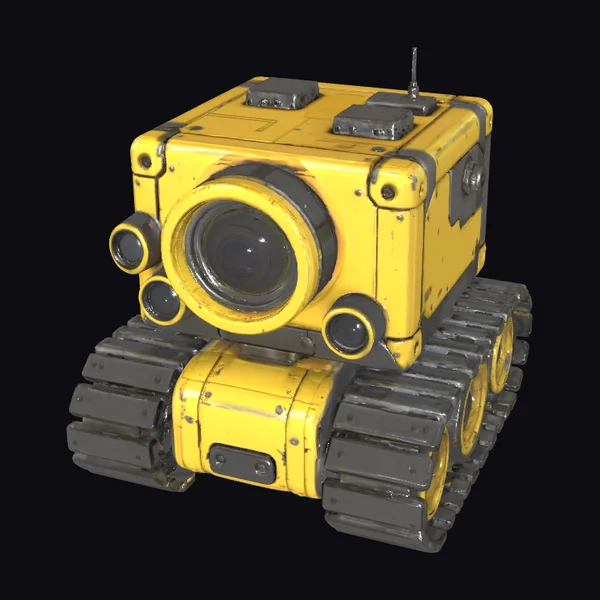 Yellow Tank Robot Camera