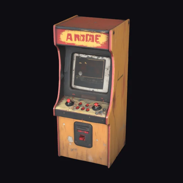 Broken arcade cabinet