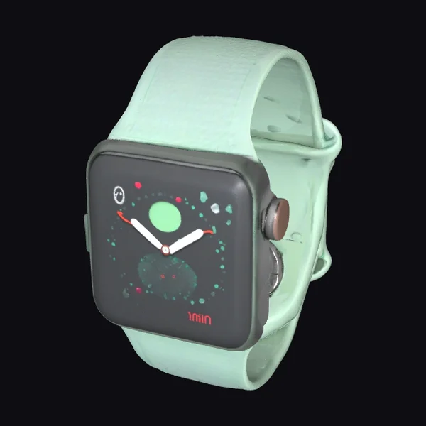 Mint Green Smart Watch