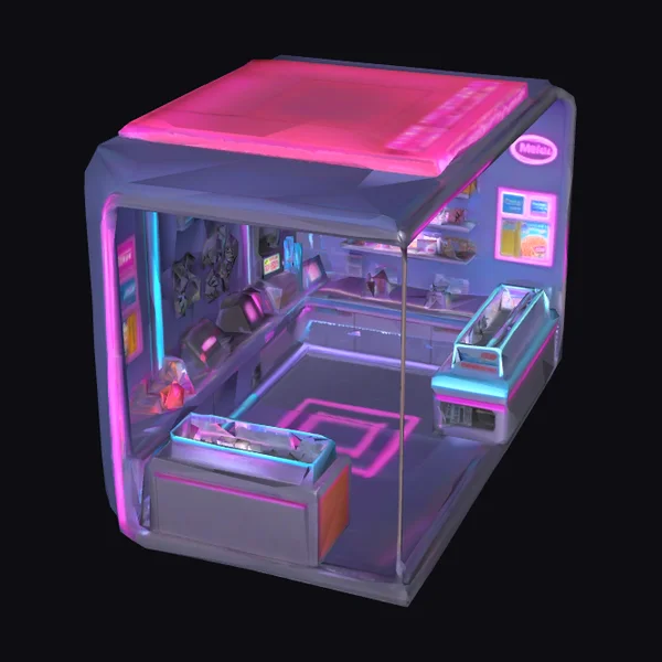 Neon Cyberpunk Asset Shop