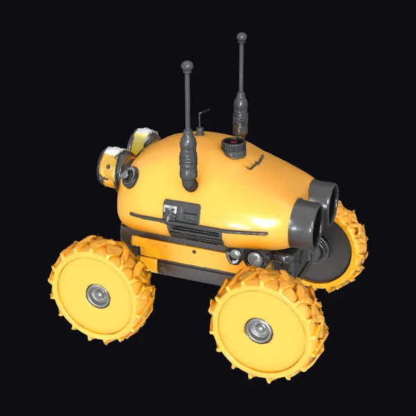 Yellow Planetary Robot