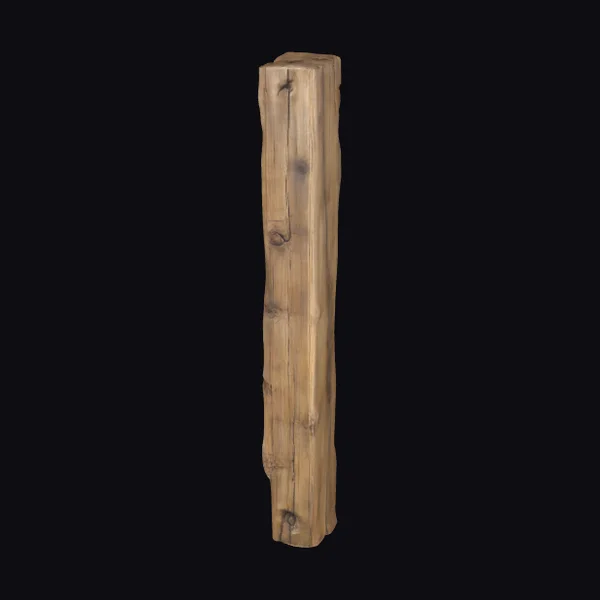 Tall Wooden Beam