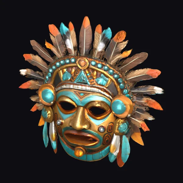 Aztec Spirit Mask