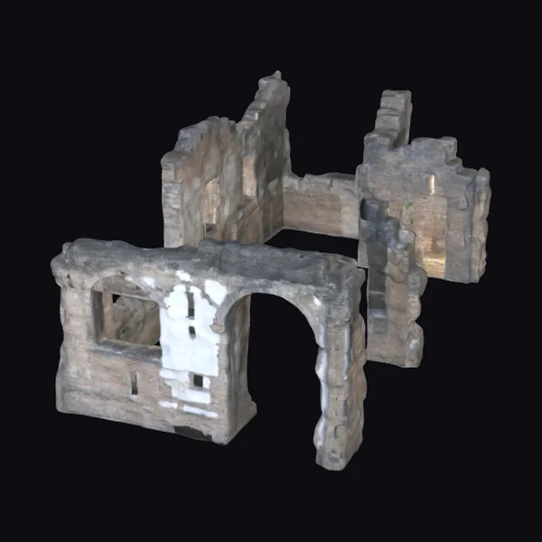 Ancient Stone Ruins Fragment