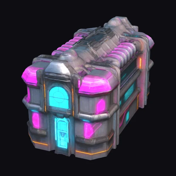 Cyberpunk Building Corner