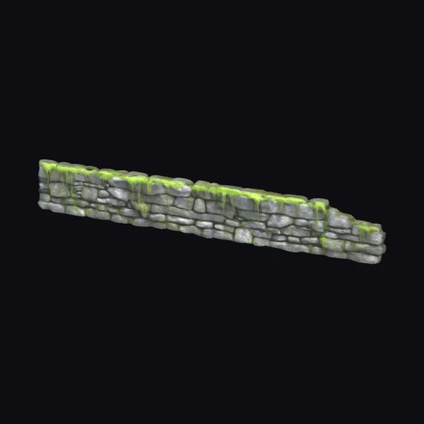 Mossy Old Stone Wall