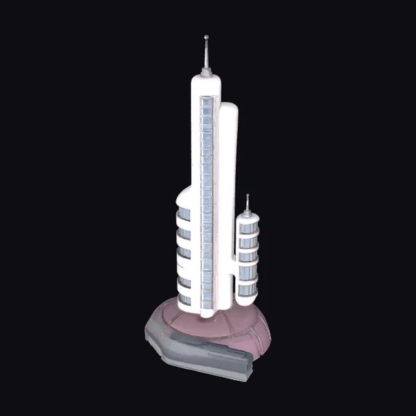 Futuristic City Tower