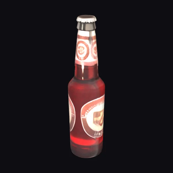 Soda Bottle with Label