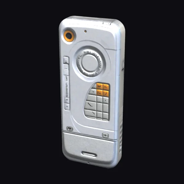 Silver Bar Cell Phone