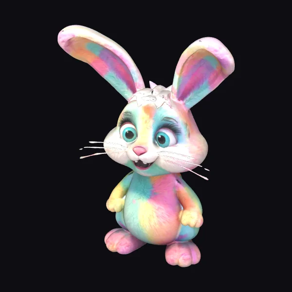 Colorful Easter Bunny