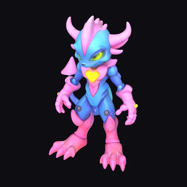 Cartoony Hero Creature