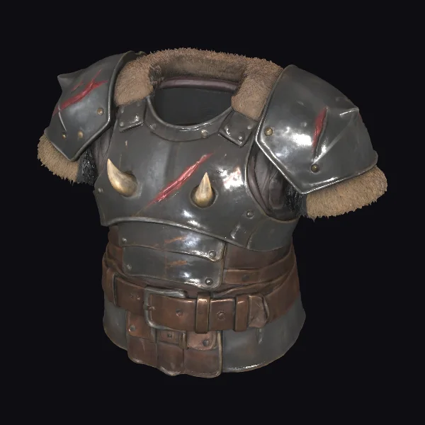 Bloodied Metal Chest Armor