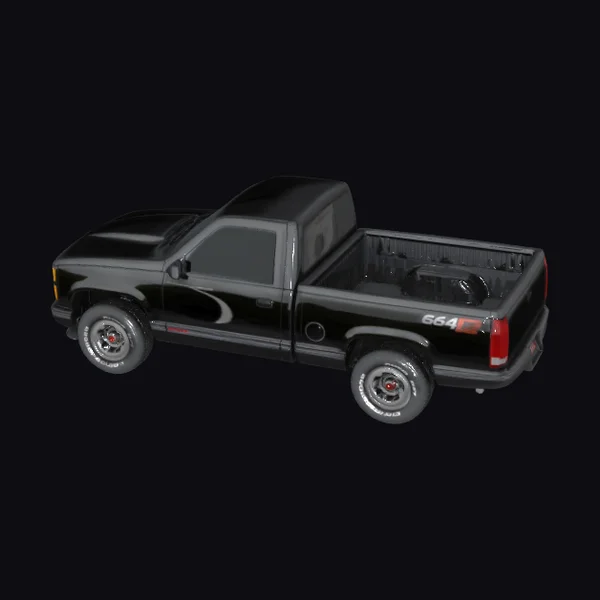 Black Pickup Truck