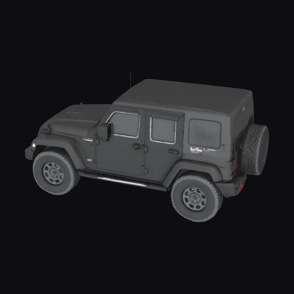 Black Jeep Wrangler SUV