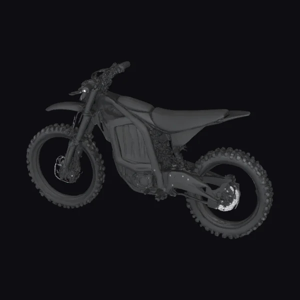 Black Electric Dirt Bike