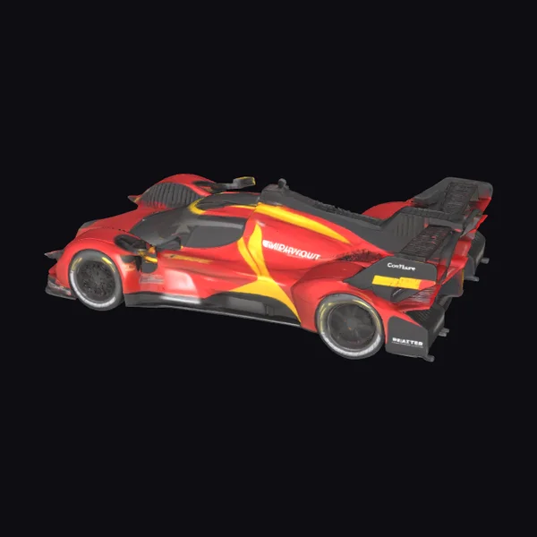 Red Racing Car
