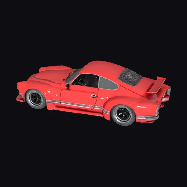 Red Widebody Convertible Car