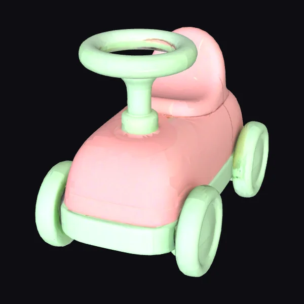 Pastel Pink Toy Tram