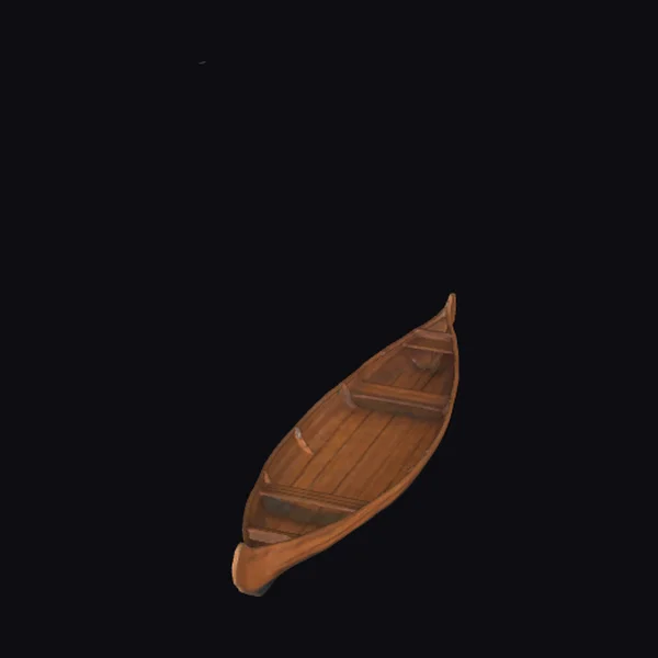 Wooden Viking Longboat
