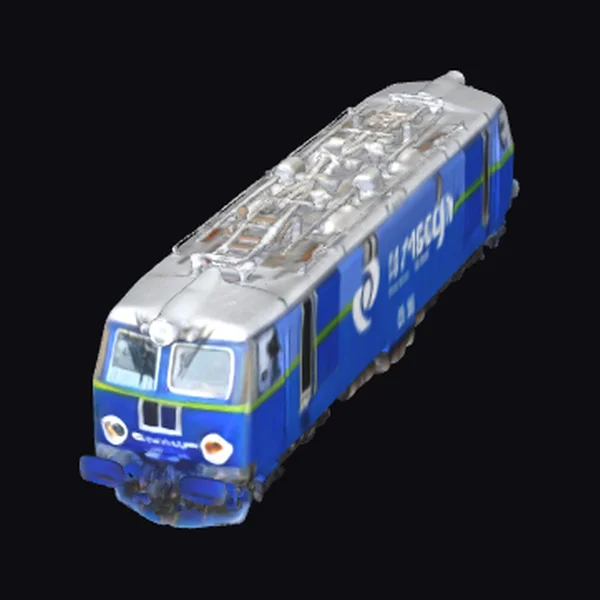 Blue Cargo Train Car