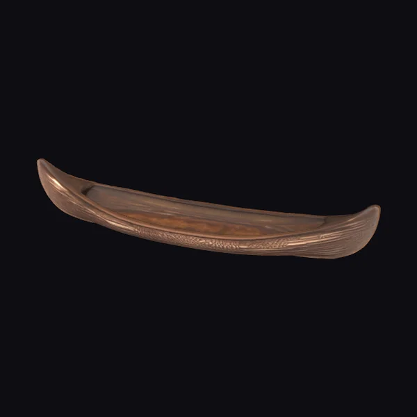 Wooden Canoe Model