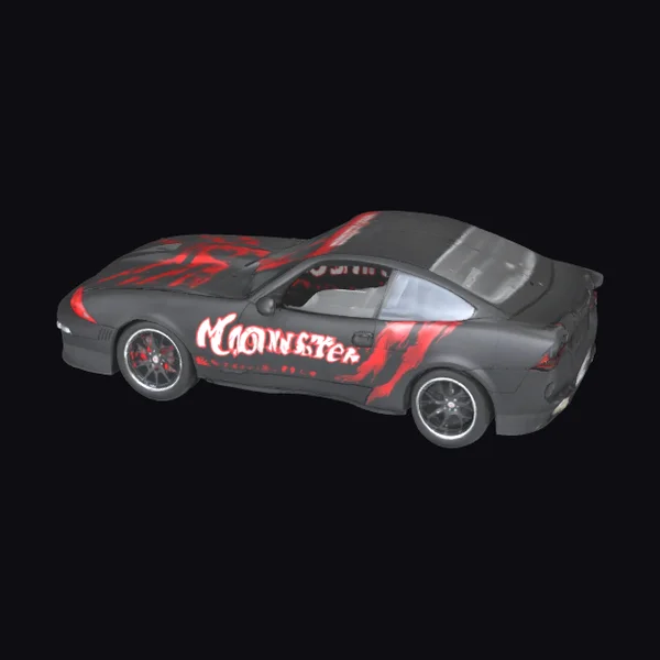 Black Monster Rally Car