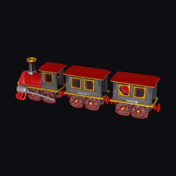 Toy Train Illustration