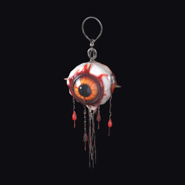 Bloody Eyeball Earring